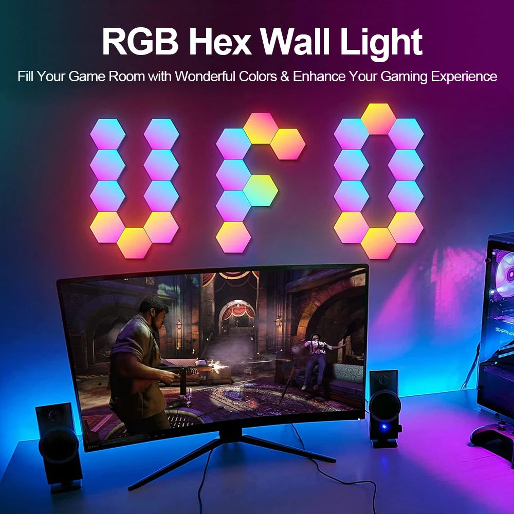 Lumitriq HexaGlow RGB Wall Panels