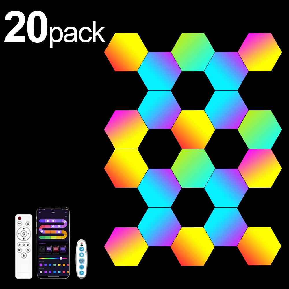 Lumitriq HexaGlow RGB Wall Panels